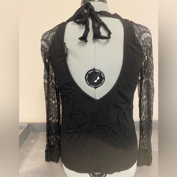 Forever 21 -Women black blouse - Picture 3 of 4